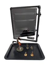 Aluminum Miniatures Display Case with 5 Magnetic Trays