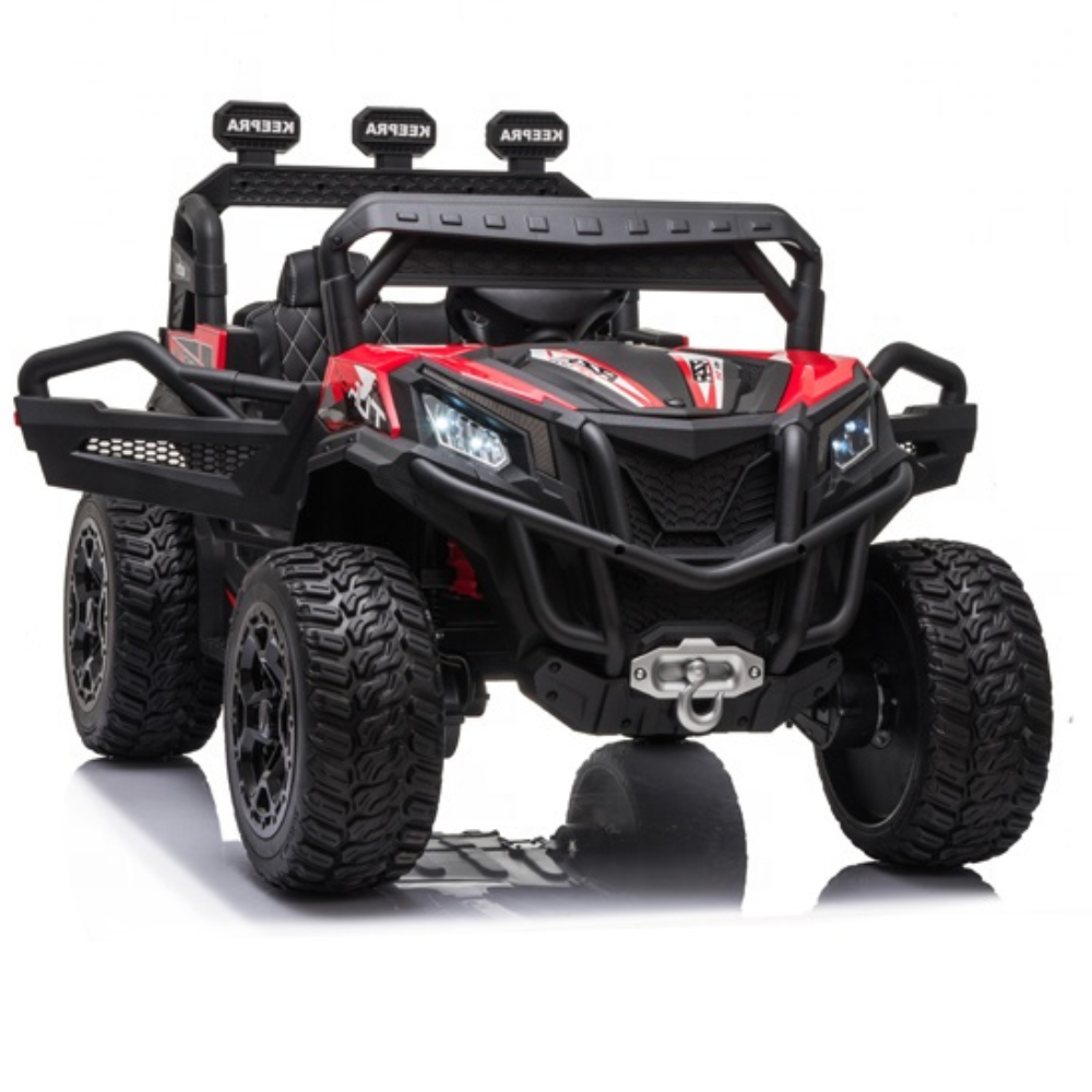 12V Junior Sport 4x4 1-Seater Ride-On UTV Buggy W/ Rubber Wheels, Music Player & RC