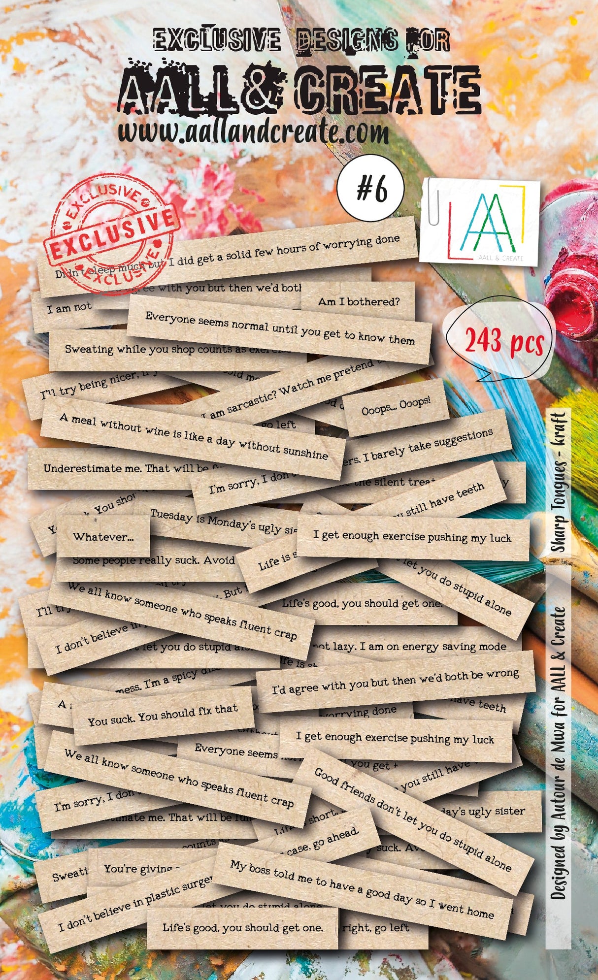 AALL and Create Ephemera - 006 - Sharp Tongues Kraft