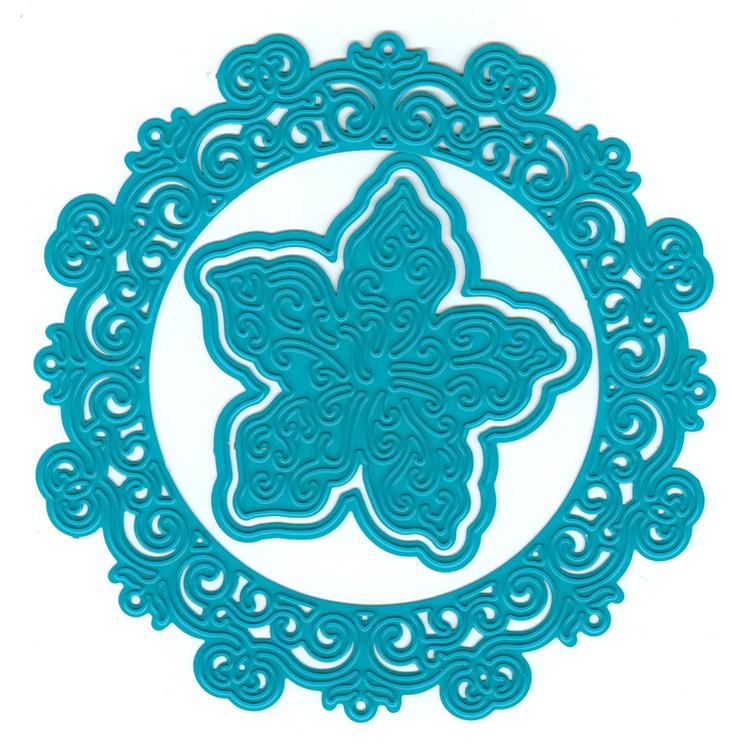 Joy! Crafts Cutting and Embossing Dies - circle flower