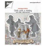 Joy! Craft Die - Anton Pieck Girl with a Monkey