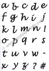 Joy Crafts - Clear Stamp Set- Alphabet Lowercase