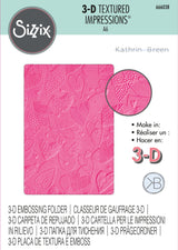 Sizzix 3-D Textured Impressions Embossing Folder - Mark Making Hearts by Kath Breen