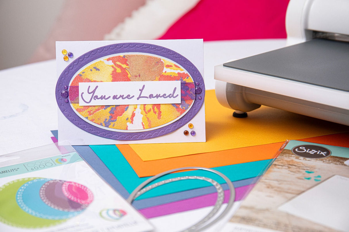 Sizzix Framelits Die Set 9PK Fanciful Framelits Clare Classic Ovals by Stacey