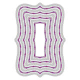 Sizzix Framelits Die Set 8PK Fanciful Framelits Doris Dotted Top Note by Stacey