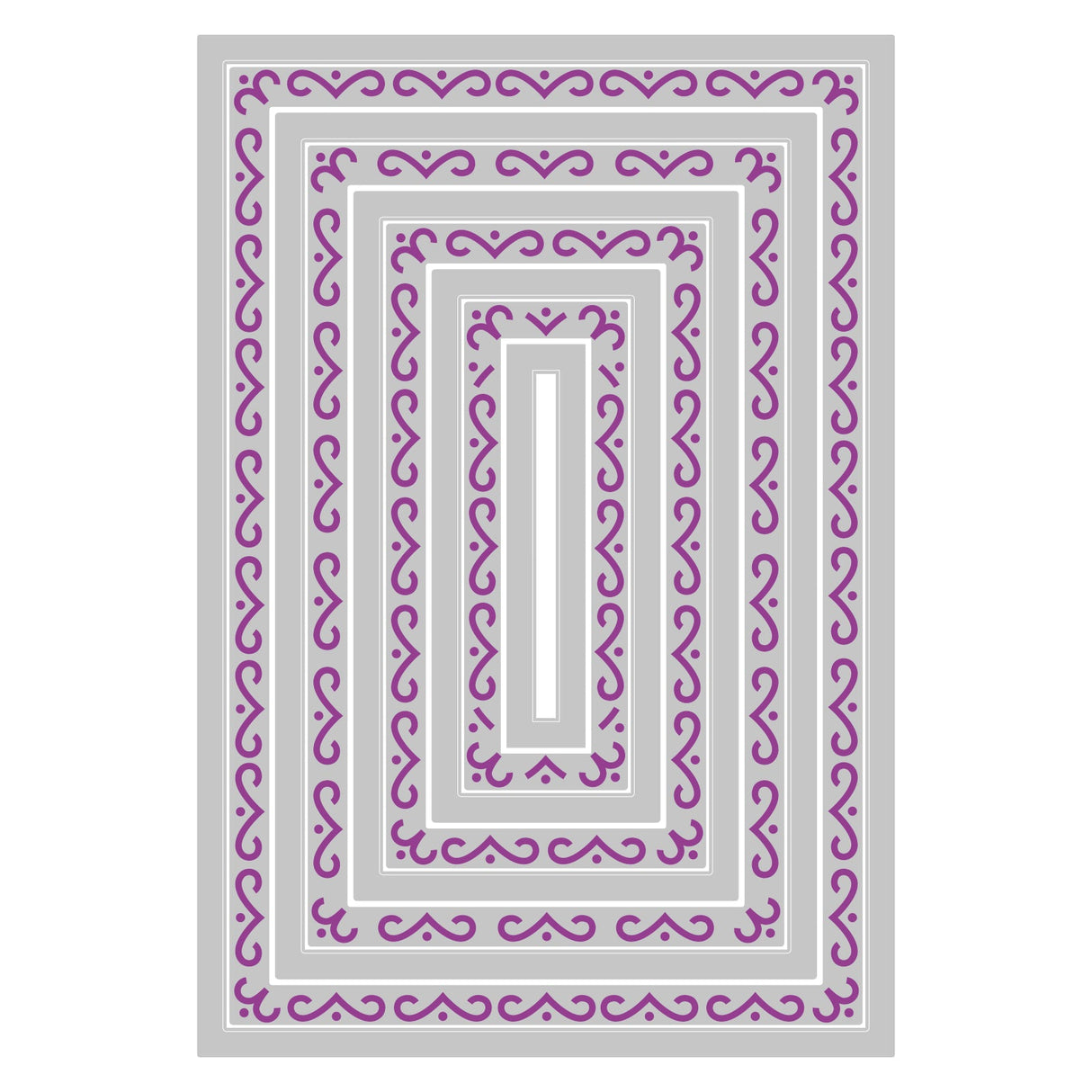 Sizzix Framelits Die Set 9PK Fanciful Framelits Renee Deco Rectangles by Stacey