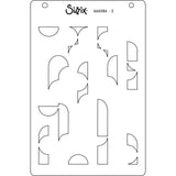 Sizzix A6 Layered Stencils 4PK Cosmopolitan, Around the Block by Stacey Park
