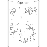 Sizzix A6 Layered Stencils 4PK Cosmopolitan, Floral Impressions by Stacey Park