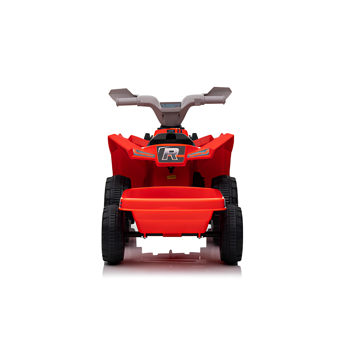Toddlers 6V 6-Wheel Fun on Wheels ATV with Trailer, Bluetooth Music Player & Megaphone
