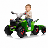 Toddlers 6V 6-Wheel Fun on Wheels ATV with Trailer, Bluetooth Music Player & Megaphone