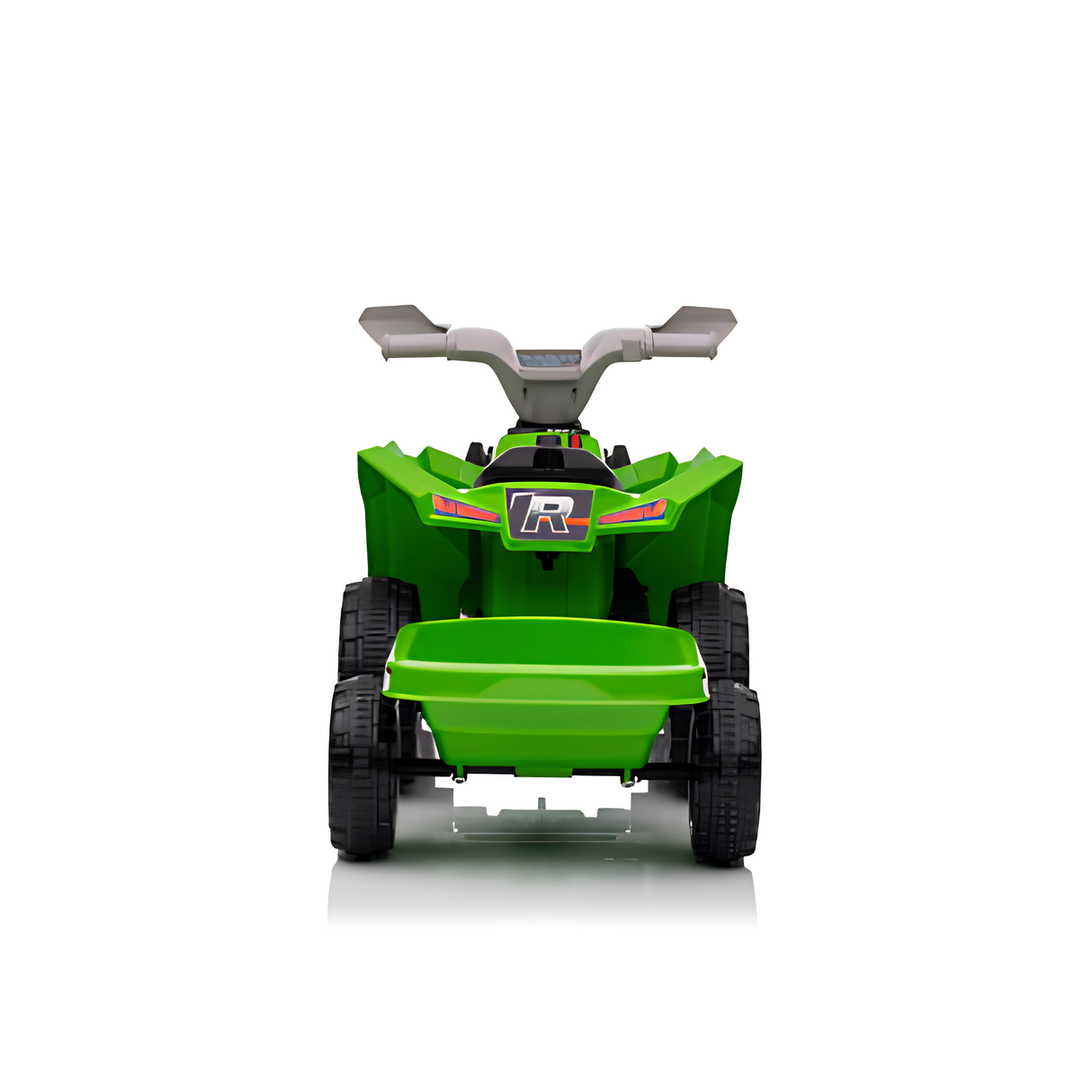 Toddlers 6V 6-Wheel Fun on Wheels ATV with Trailer, Bluetooth Music Player & Megaphone