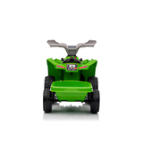 Toddlers 6V 6-Wheel Fun on Wheels ATV with Trailer, Bluetooth Music Player & Megaphone