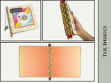 CrafTreat Scrapbook Blanks - Piano Hinge Book - Black Color