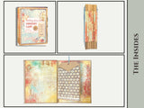 CrafTreat Scrapbook Blanks - Accordion Hinge Book DIY - Kraft