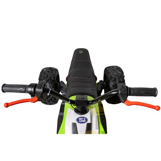 24V Adventure Pro Edition Ride-On Quad W/ Rubber Wheels, Music Player & Lights
