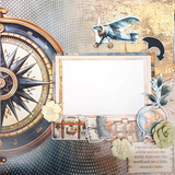 3Quarter Designs Adventures Return 12x12 Design Paper & Diecuts Set
