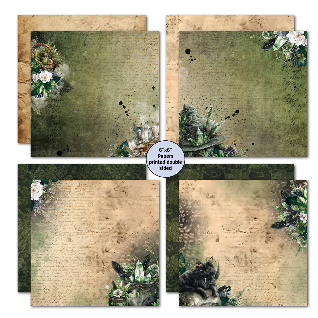 3Quarter Designs Earth Witch 6x6 Paper Pack