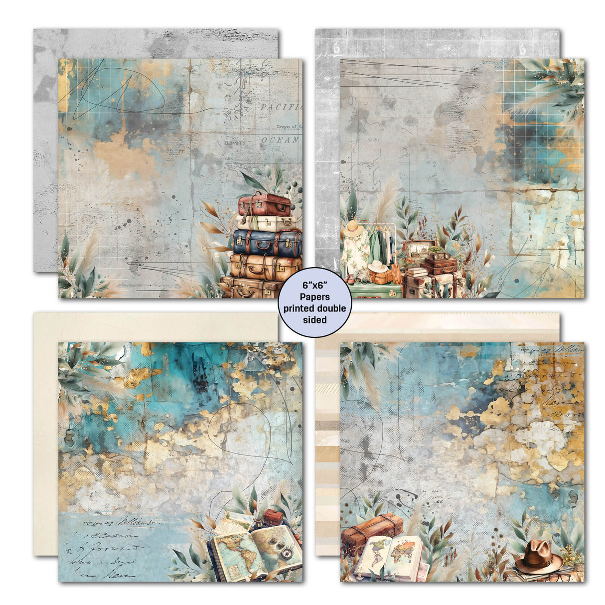 3Quarter Designs Adventures Return 6x6 Paper Pack