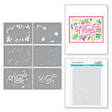 Layered Noel Foliage Stencils from the Layered Christmas Stencils Collection