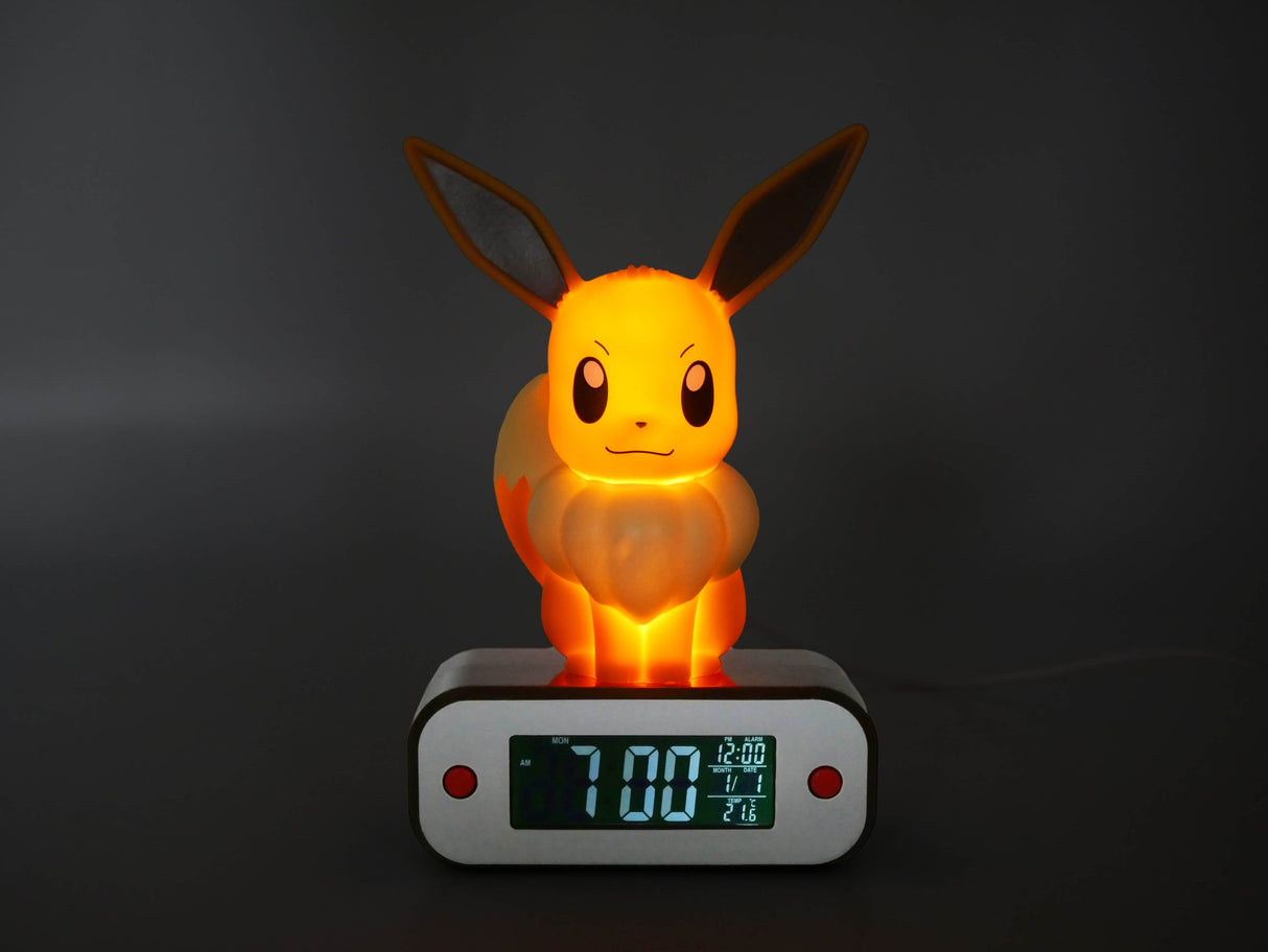 Pokémon Eevee Light-up 3D Figure Alarm Clock