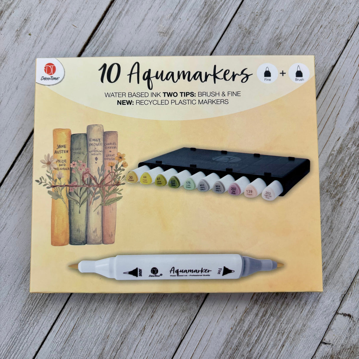 Deco Time Aquamarkers - Vintage Tones
