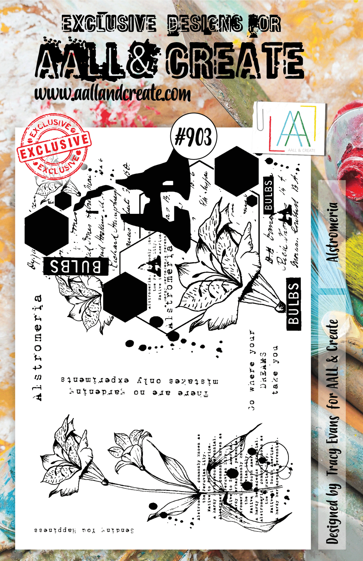 AALL and Create Stamp Set -903 - Alstromeria