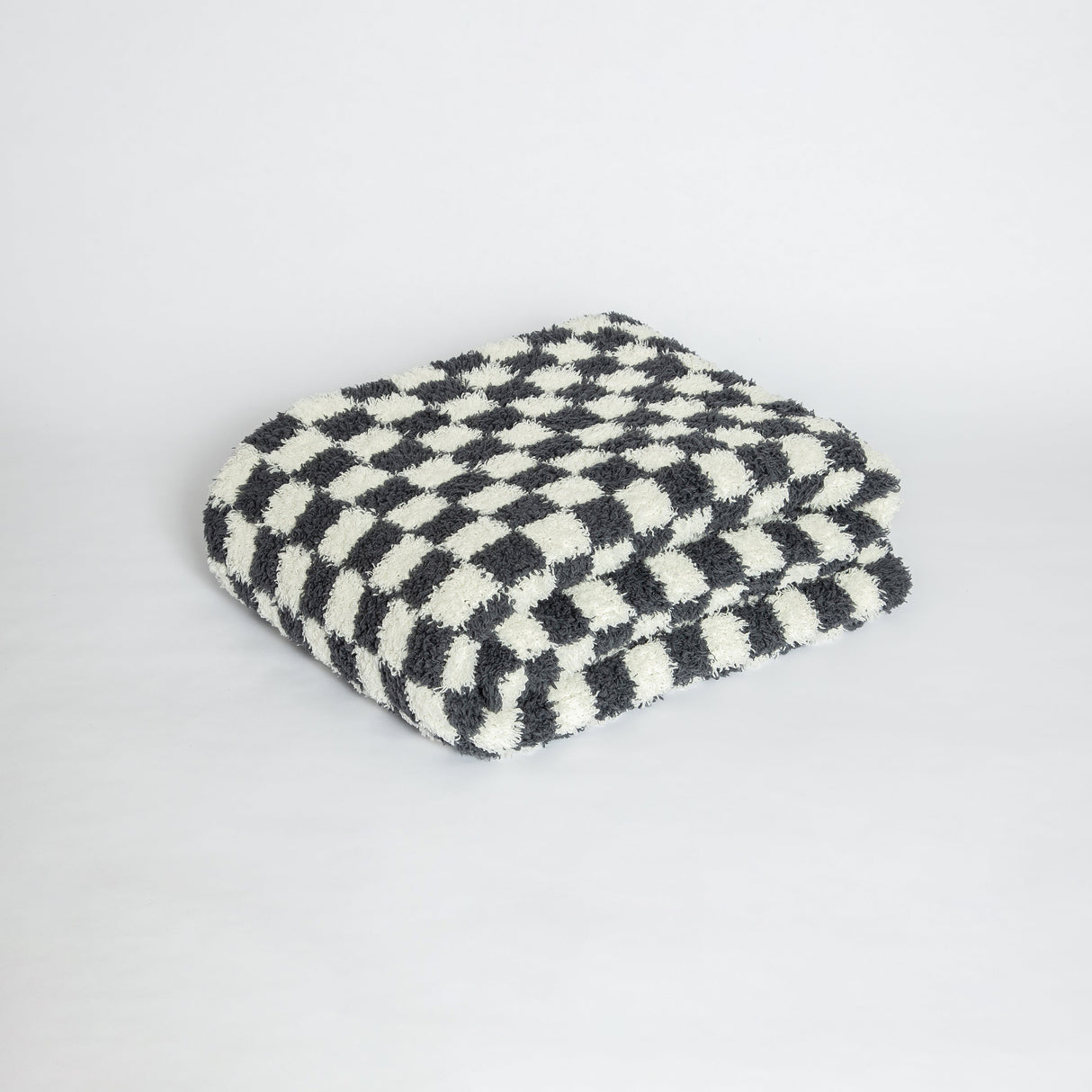 Baby's Breath & Forest Green Check Print Toddler Blanket