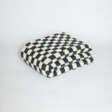Baby's Breath & Forest Green Check Print Toddler Blanket
