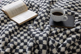 Turbulence & Baby's Breath Check Print Extended Throw
