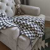 Turbulence & Baby's Breath Check Print Toddler Blanket