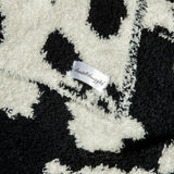 Tap Shoe & Baby's Breath Cow Print Extended Throw