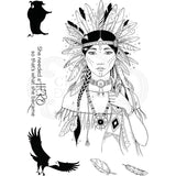Spirit Warrior A5 Clear Stamp Set
