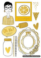 Karin Joan Die Cut Block Missees Collection 148x210mm 20 SH nr.03