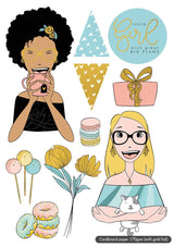 Karin Joan Die Cut Block Missees Collection 148x210mm 20 SH nr.03