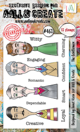 AALL and Create - A6 Stamp Set - The Gentlemen
