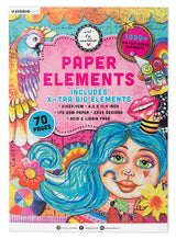 ABM Die-Cut Paper Pad Extra Big Elements Art By Marlene 70 SH