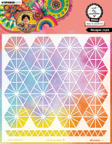 ABM Mask Hexagon Style Art by Marlene 1 Pieces