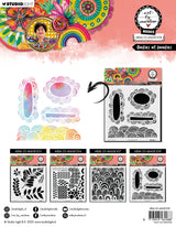 ABM Mask Doodles Of Doodles Art By Marlene 1 Piece
