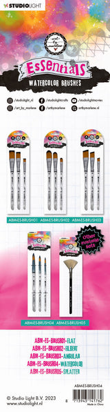 ABM Watercolor Brushes Set of 3 Essentials 298x80x6mm 3 PC nr.04