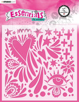 ABM Mask Quirky Love Essentials 200x200mm nr.48
