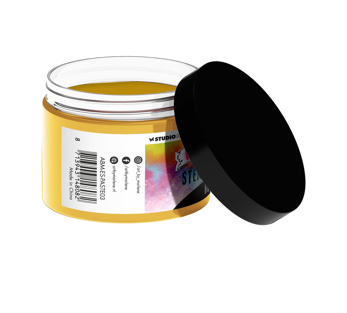ABM Stencil Paste Gold Metallic Essentials 70x60x70mm 1  PC  nr.03