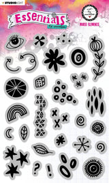 ABM Cling Stamp Sunset Landscape Essentials 148x210x3mm 29 PC nr.176
