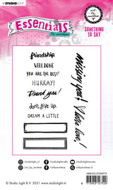 ABM Clear Stamp Something To Say Essentials 105x148mm nr.75