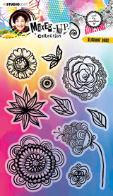 ABM Clear Stamp Blooming' Good Mixed-Up Collection 148x210x3mm 10 PC nr.284
