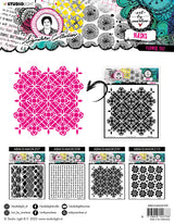 ABM Mask Flower Tile Signature Collection 203.2x203.2x1mm 1 PC nr.209