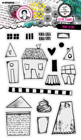ABM Clear Stamp Home Alone Signature Collection 148x210x3mm 18 PC nr.597