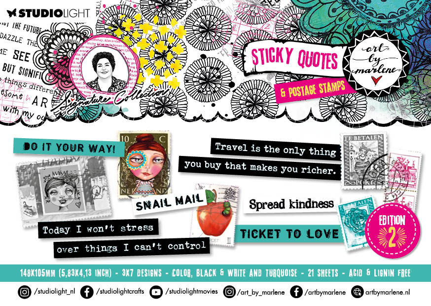 ABM Sticker Pad Edition 2 Signature Collection 148x105x5mm 1 PC nr.17
