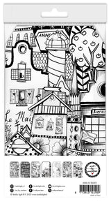 ABM Paper Tags Black And White Prints Signature Collection 100x170x8mm 21 PC nr.01