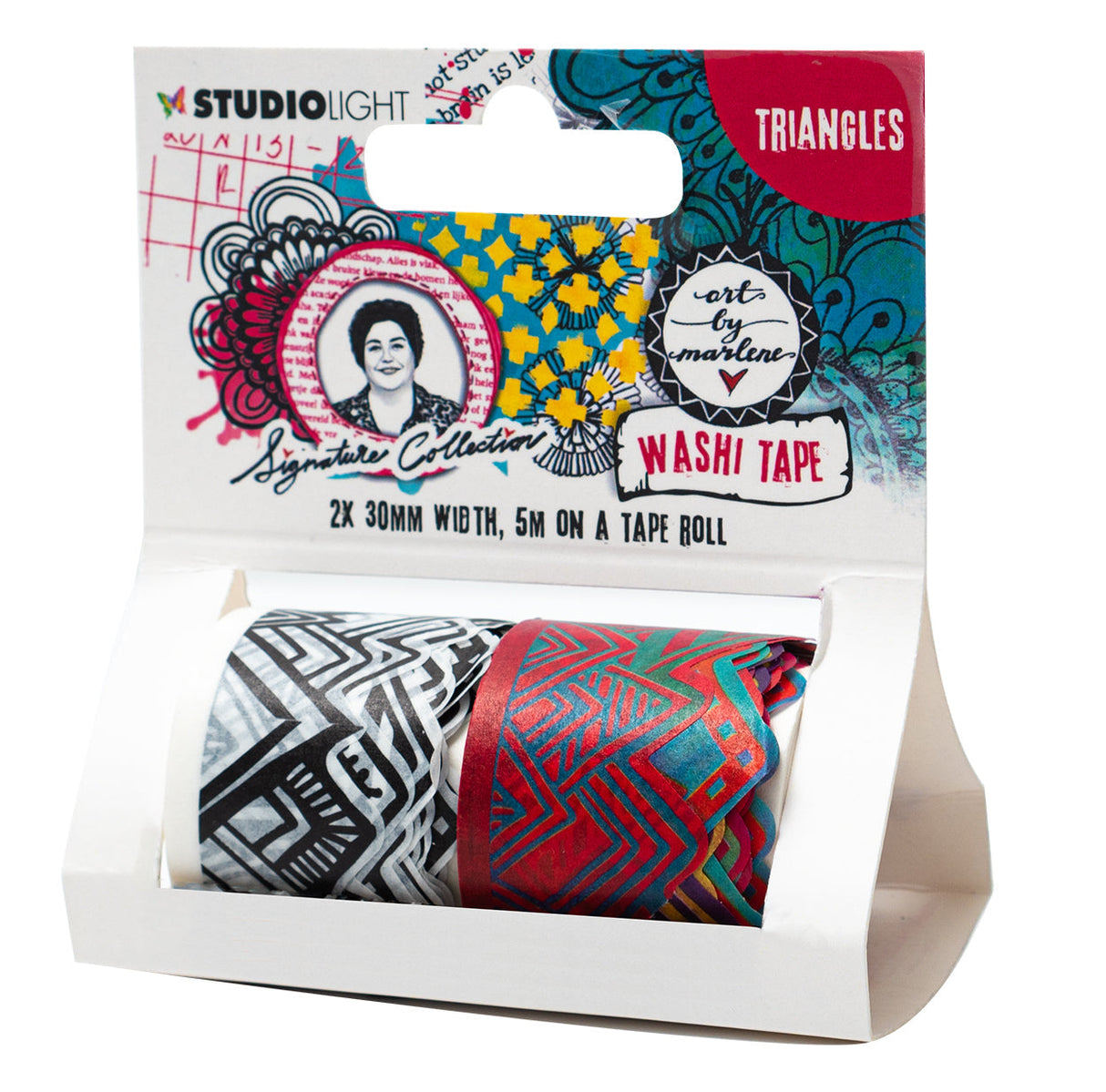 ABM Washi Tape Triangles Signature Collection 80x93x40mm 2 PC nr.15