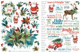 Arden Creative Studio Season of Joy 6in x 8in Rub-On Transfer Set
